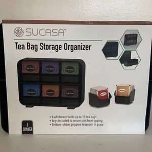 COPY - Tea Bag Organizer. Brand New Has 6 Drawers. Each drawer holds up to 15 T…